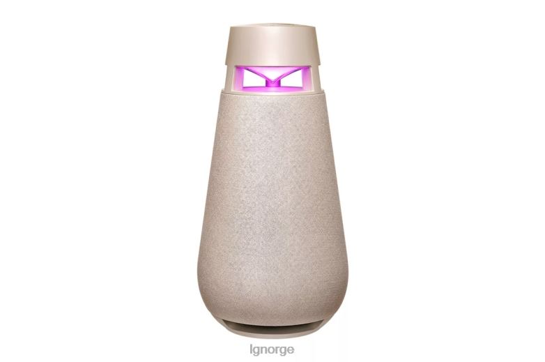 høyttaler| LG xboom 360 bluetooth høyttaler med rundstrålende lyd, beige J62J4487