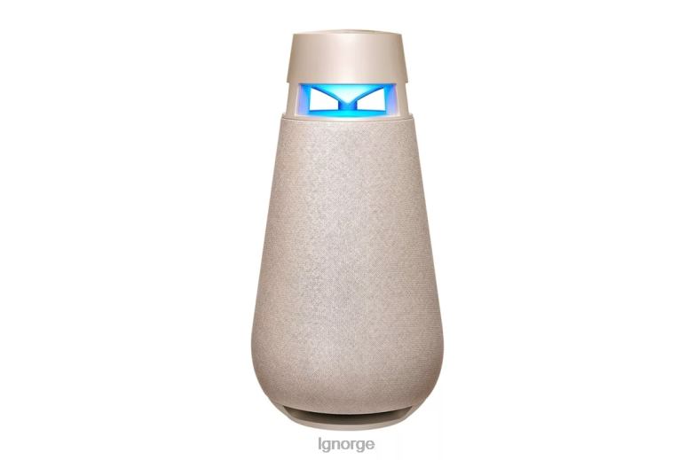 høyttaler| LG xboom 360 bluetooth høyttaler med rundstrålende lyd, beige J62J4487