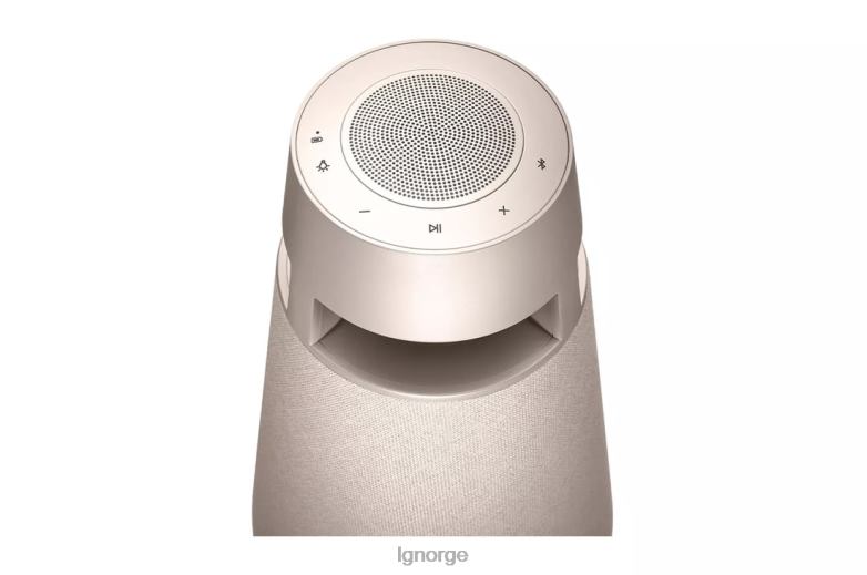 høyttaler| LG xboom 360 bluetooth høyttaler med rundstrålende lyd, beige J62J4487