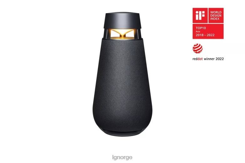 høyttaler| LG xboom 360 bluetooth høyttaler med rundstrålende lyd, svart J62J4492