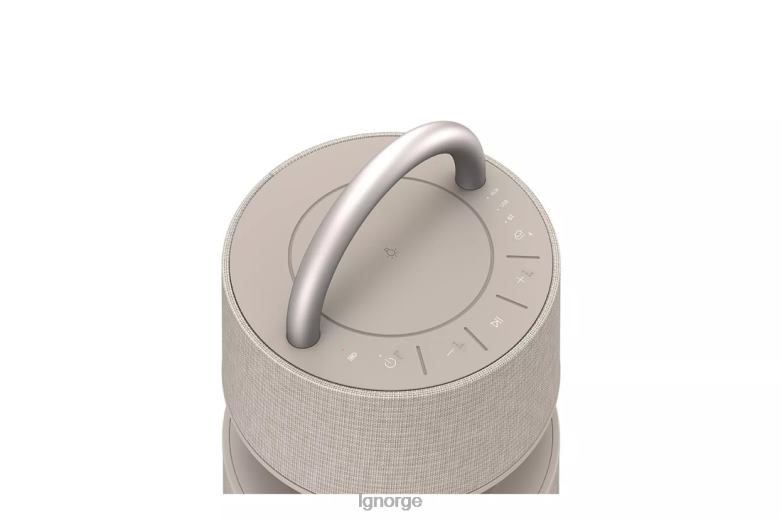 høyttaler| LG xboom 360 omnidireksjonell lyd bærbar trådløs bluetooth-høyttaler med stemningsbelysning - beige J62J4297