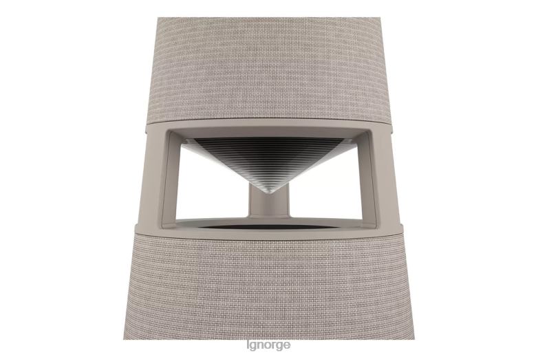 høyttaler| LG xboom 360 omnidireksjonell lyd bærbar trådløs bluetooth-høyttaler med stemningsbelysning - beige J62J4297