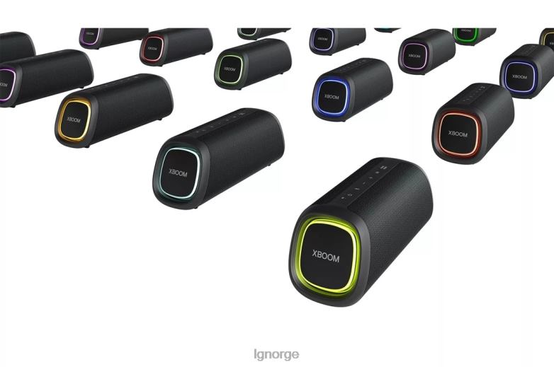 høyttaler| LG xboom go xg5qbk bærbar bluetooth-høyttaler med opptil 18 timers batteri J62J4480