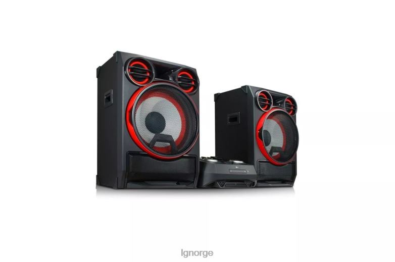 høyttaler| LG xboom 5000w hi-fi underholdningssystem med karaoke-skaper J62J4488
