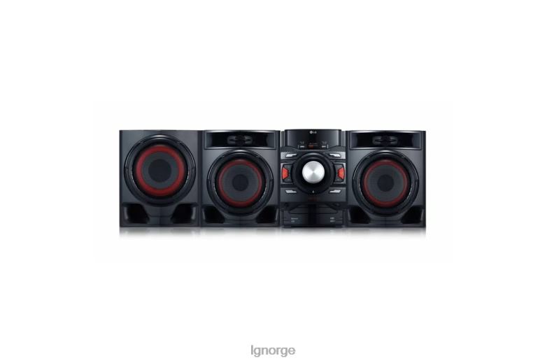 høyttaler| LG xboom 700w 2.1ch mini hyllesystem med subwoofer og bluetooth J62J4489