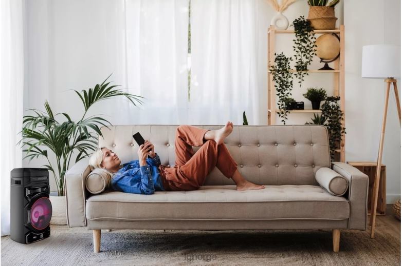 høyttaler| LG xboom rnc5 partytårn med bassblåsing J62J4486