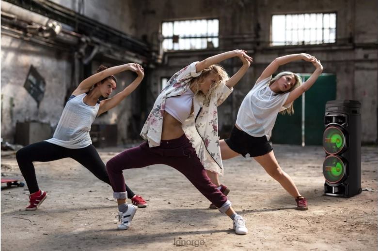 høyttaler| LG xboom rnc9 partytårn med dobbel bassblåsing J62J4478