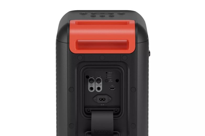 høyttaler| LG xboom xl5 bærbar tårnhøyttaler med 200w strøm og flerringsbelysning med opptil 12 timers batterilevetid J62J4485