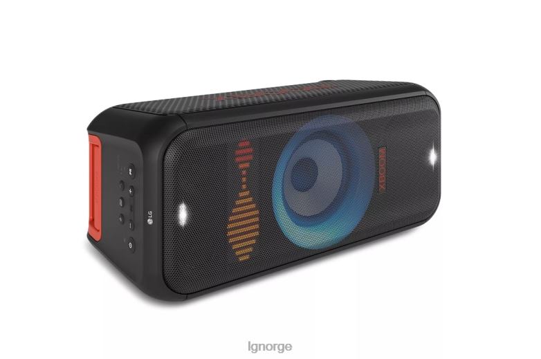høyttaler| LG xboom xl7 bærbar tårnhøyttaler med 250w strøm og pikselled-belysning med opptil 20 timers batterilevetid J62J4477