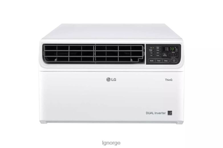 klimaanlegg| LG 10 000 btu dual inverter smart wi-fi-aktivert vindusklimaanlegg J62J433
