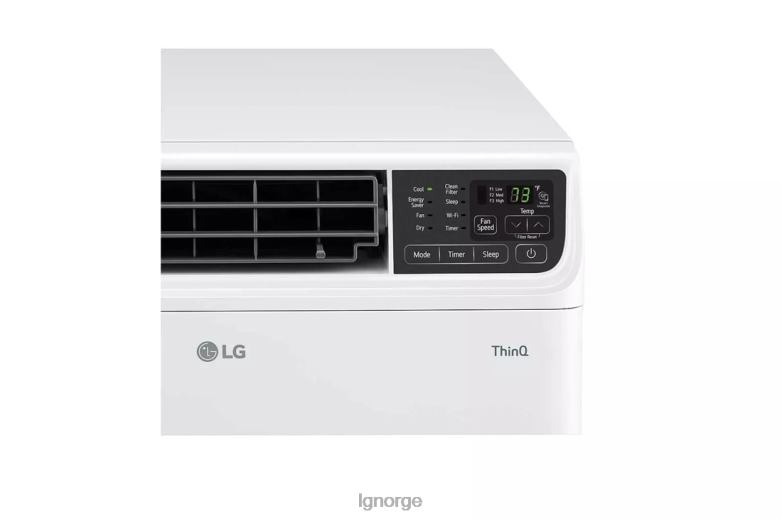 klimaanlegg| LG 10 000 btu dual inverter smart wi-fi-aktivert vindusklimaanlegg J62J433