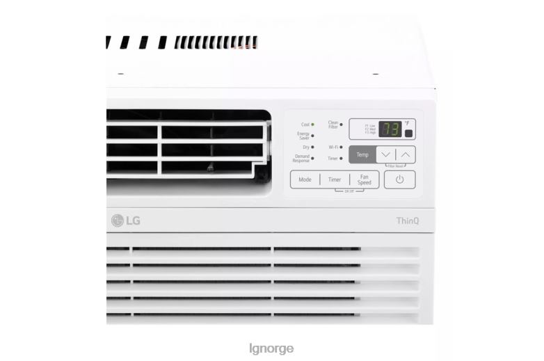 klimaanlegg| LG 10 000 btu smart wi-fi-aktivert vindusklimaanlegg J62J430