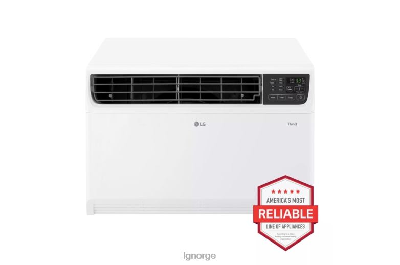 klimaanlegg| LG 12 000 btu dual inverter smart wi-fi-aktivert vindusklimaanlegg J62J424
