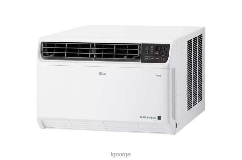 klimaanlegg| LG 12 000 btu dual inverter smart wi-fi-aktivert vindusklimaanlegg J62J424