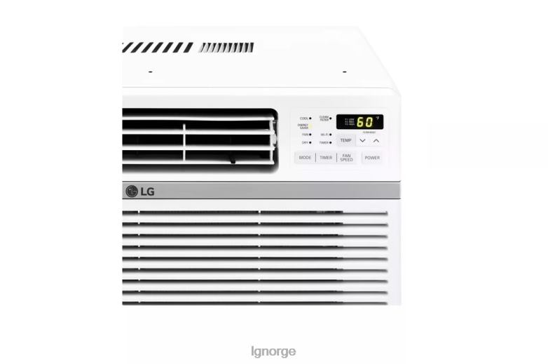 klimaanlegg| LG 12 000 btu smart wi-fi-aktivert vindusklimaanlegg J62J418