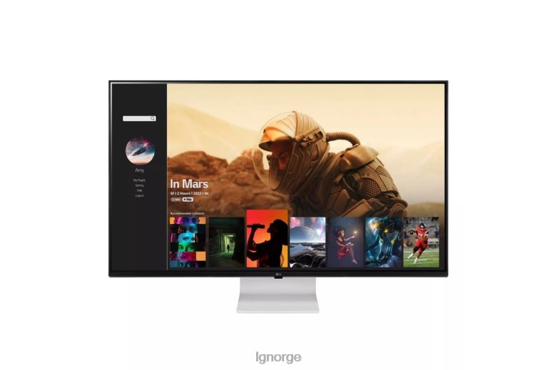 overvåke| LG 43" 4k uhd ips smartskjerm med webos J62J4400