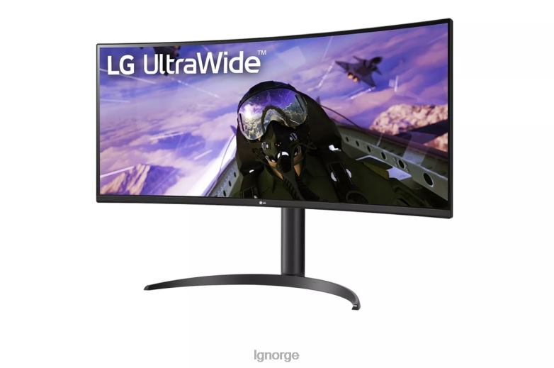 overvåke| LG 34' buet ultrawide qhd hdr freesyncpremium-skjerm med 160hz oppdateringsfrekvens J62J4394