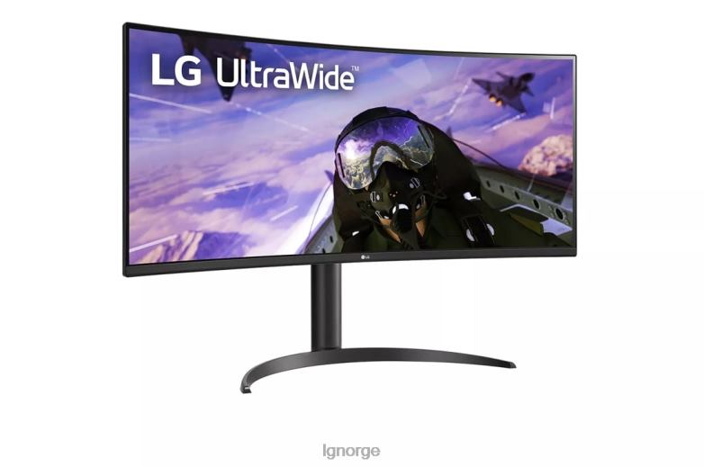 overvåke| LG 34' buet ultrawide qhd hdr freesyncpremium-skjerm med 160hz oppdateringsfrekvens J62J4394