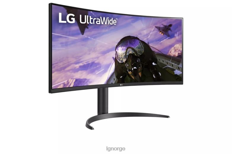 overvåke| LG 34' buet ultrawide qhd hdr freesyncpremium-skjerm med 160hz oppdateringsfrekvens J62J4394