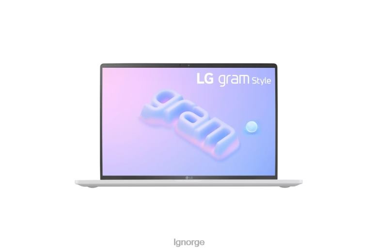 apparat| LG gram style 14'' oled bærbar PC, Intel 13th gen core i7 evo-plattform, Windows 11 home, 16gb ram, 512gb ssd, dynamisk hvit J62J4385