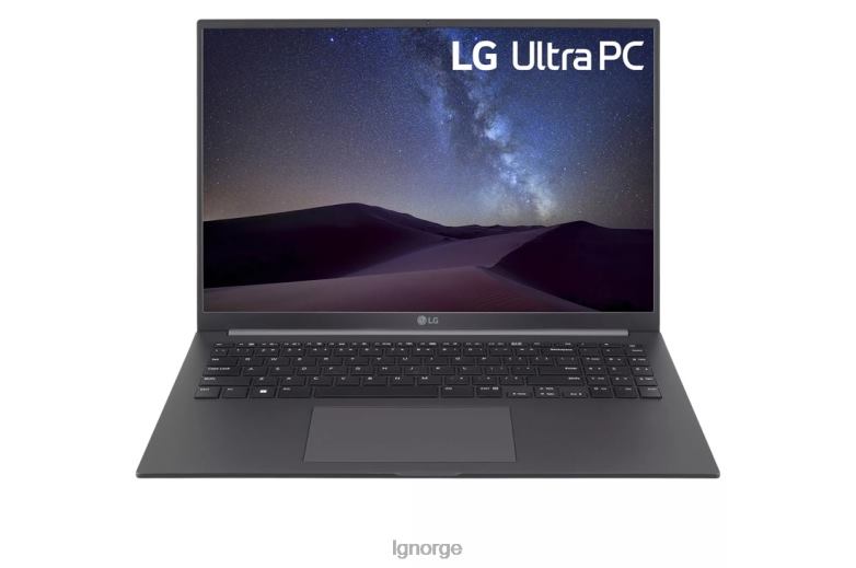 apparat| LG ultrapc 16'' lettvekts bærbar PC, ryzen7 7730u, Windows 11 home, 16gb ram, 512gb ssd, koksgrå J62J4387