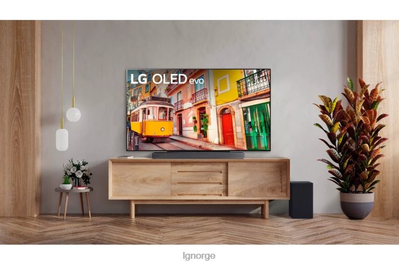 apparat| LG soundbar c (sc9) perfekt matching for oled evo c-serien TV med imaxenhanced og dolby atmos J62J4310