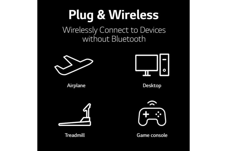 apparat| LG tonefri fp9 - plugg og trådløse ekte trådløse bluetooth uvnano ørepropper J62J4473