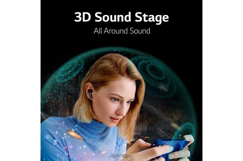 apparat| LG tonefri fp9 - plugg og trådløse ekte trådløse bluetooth uvnano ørepropper J62J4473