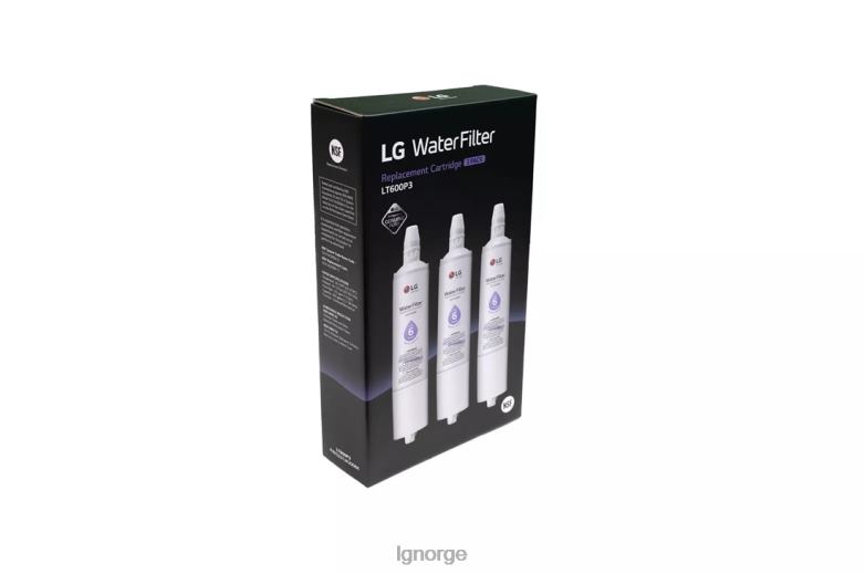 tilbehør| LG lt600p3 - 6 måneder / 300 gallon kapasitet erstatning kjøleskap vannfilter 3-pack (nsf42 og nsf53*) J62J492