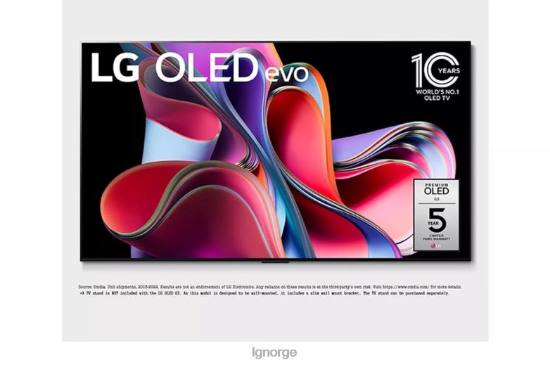 tv| LG oled evo g3 77 tommer 4k smart tv 2023 J62J4248