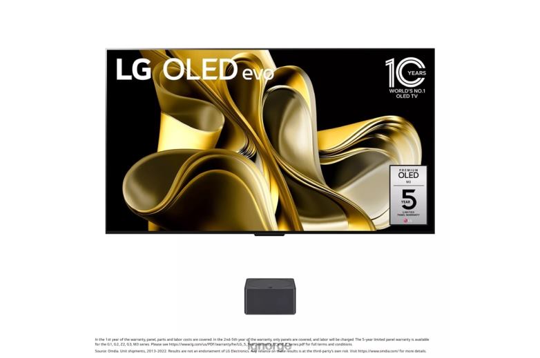 tv| LG oled evo m-serien 77-tommers klasse 4k smart-tv med trådløs 4k-tilkobling J62J4247