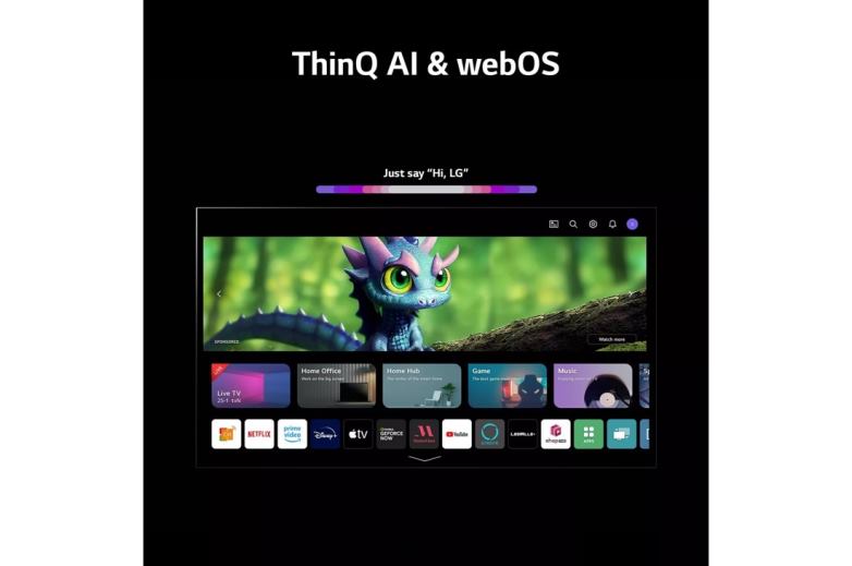 tv| LG 43 tommer klasse qned75-serien led 4k uhd smart webos 23 m/ tynn AI tv J62J4267